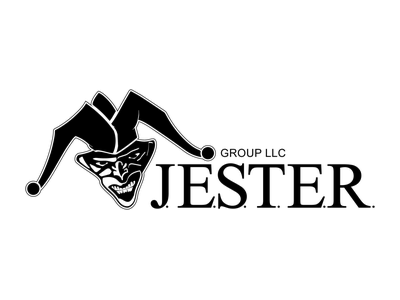 Jester Group logo, black on white