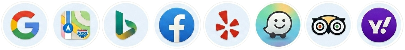 Directory listing platform logos