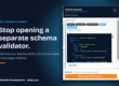 Schema Inspector Chrome extension showing JSON-LD schema markup detected on a webpage