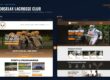 Before and after of the Mooselax Lacrosse Club homepage redesign by Yellowfin Development
